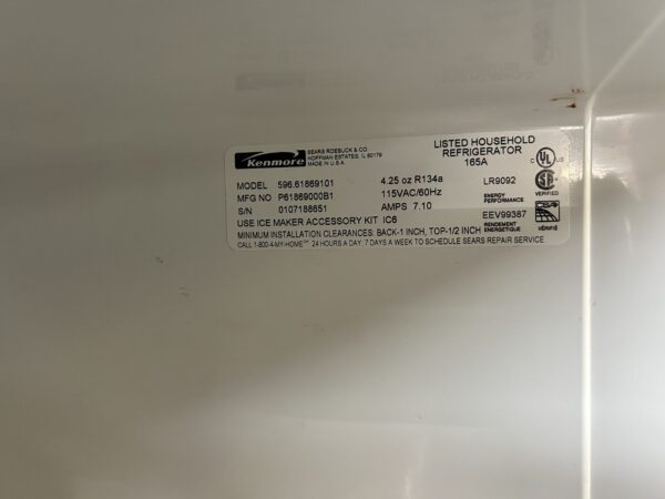 Used Kenmore Fridge - Image 5